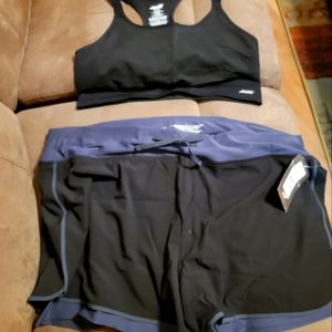 Avia Sports Bra & Workout Shorts